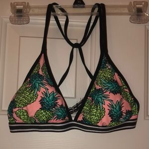 Pineapple Bikini Top (WORN ONCE)